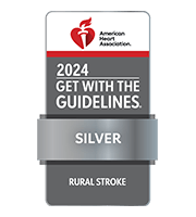 American Heart Association's 2023 Get with the Guidelines Silver award for Rural Stroke